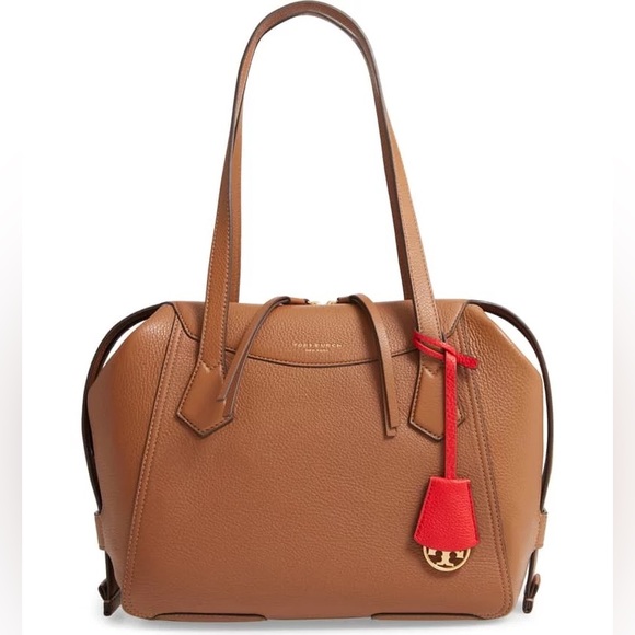 Tory Burch Perry Satchel in Brown Leather - Picture 13 of 13